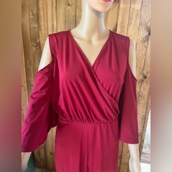 Woman’s jumpsuit pants with zipper in back and no shoulder sleeve Sz XL - Picture 3 of 6